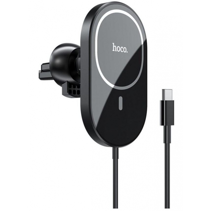 Suporte Viatura para Ventilador de Ar Magsafe Magnetico Hoco CA90 Preto