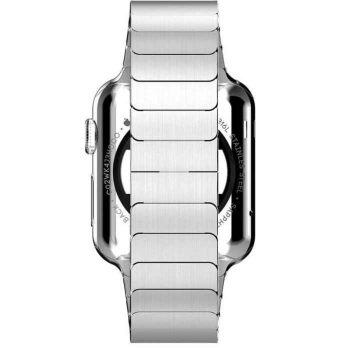 Bracelete Apple Watch 42mm/44mm/45mm Tech-Protect Linkband Metal Prata