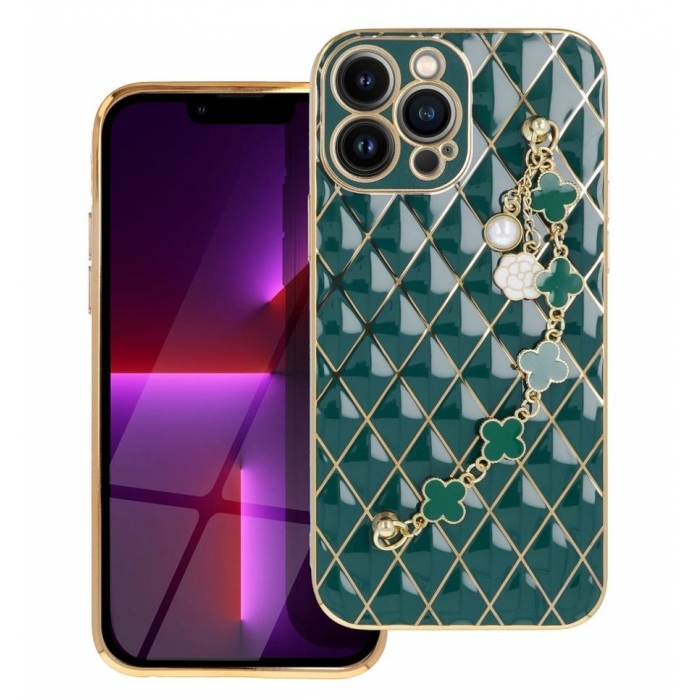 Capa Iphone 13 Pro Max TREND Style Silicone TPU Verde