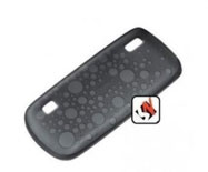 Capa em Silicone Soft CC-1035 Preta para Nokia Asha 300 Original em Blister