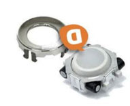 Trackball Blackberry 8100, 8310 Branca