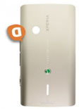 Capa Traseira Sony Ericsson X8 Branca Cinza Original