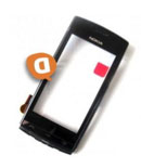 Capa Frontal com Touchscreen Nokia 500 Preto Original