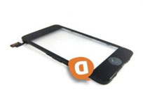 Touchscreen Ipod 2 com Frame e Botão Home Preto