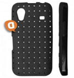 Capa em Silicone  COAT  Blackberry 8520 Preta