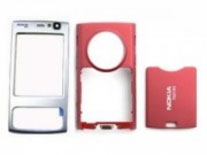 Capa Nokia N95 F+T+Tampa de Bateria Vermelha Original