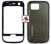 Capa Samsung S5600 Frente e Tampa Bateria Preta Original