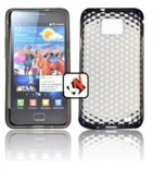 Capa em Silicone Samsung i9100 Galaxy S II Preta Transparente