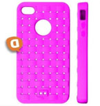 Capa em Silicone  COAT  Iphone 4, Iphone 4S Rosa