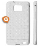Capa em Silicone  COAT  Samsung i9100 S II Branca