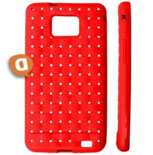 Capa em Silicone  COAT  Samsung i9100 S II Vermelha