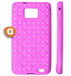 Capa em Silicone  COAT  Samsung i9100 S II Rosa