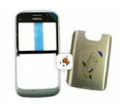 Capa Frontal e Traseira Nokia E5-00 Cinza Original