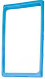 Bumper em Silicone Soft CC-1051 Azul para Nokia Lumia 900 Original em Blister