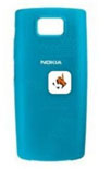 Capa em Silicone Nokia CC-1011 Azul para Nokia X3-02 Original em Blister