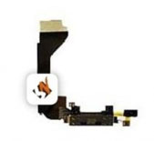 Flex Conector de Carga Iphone 4 Preto