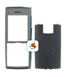 Capa Nokia X2-00 Frente + Traseira Cinza/Azul Original