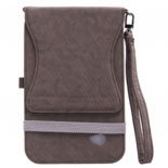 Bolsa em Tecido Flap Samsung P6200 Galaxy Tab 7.0 Castanha