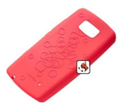 Capa em Silicone Soft CC-1022 Vermelha para Nokia 700 Original em Blister