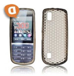 Capa em Silicone Nokia Asha 300 Preta Transparente