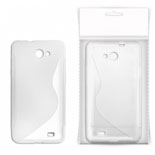 Capa em Silicone  S-CASE  Nokia Asha 305, Asha 306 Branca Transparente