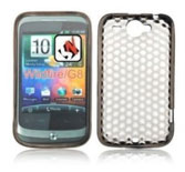 Capa em Silicone HTC Wildfire G8 Preta Transparente