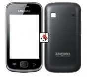 Capa Completa Samsung S5660 Gio Preto com Touchscreen Original