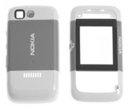 Capa Nokia 5200 Cinza F+T Original