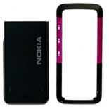Capa Nokia 5310 F+T Rosa/Preta Original