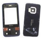 Capa Nokia N81 F+T Baunilha/Azul Original