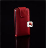 Capa Protetora Samsung S5660 Gio Flip Vertical Vermelha