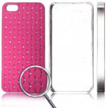 Capa Protetora Samsung S5380 Wave Y Rosa com Brilhantes (ZIRCONIA)