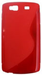 Capa em Silicone  S-CASE  iPhone 5, iPhone 5s Vermelha Transparente