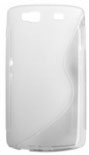 Bolsa em Silicone  S-CASE  Sony Xperia Sola (MT27i) Branco Transparente