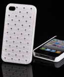 Capa Protetora Diamond Samsung i8160 Galaxy Ace 2 Branca com Brilhantes