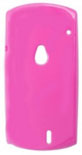 Capa Protetora em Silicone Huawei Ascend P1 Rosa