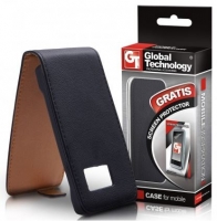 Capa Protetora Flip  Exclusive  Samsung i8190 Galaxy S III Mini Preta (Oferta Película)