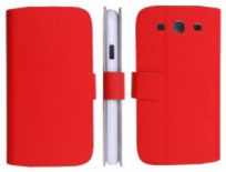 Capa Protetora  Slim Smart Book  Samsung i8160 Ace 2 Flip Vermelha