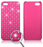 Capa Protetora Diamond Samsung S6802 Ace Duos Rosa com Brilhantes