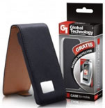 Capa Protetora Flip  Exclusive  Samsung S5570 Galaxy Mini Preta (Oferta Película)