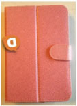 Capa Protetora Flip Book para Tablet 7  Rosa