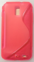 Capa em Silicone  S-CASE  Samsung i9210 Galaxy S II LTE Rosa Transparente