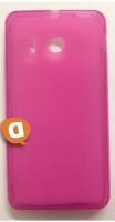 Capa em Silicone Huawei Y300 Rosa Transparente