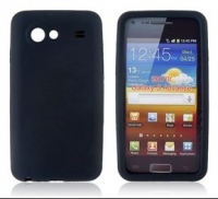 Capa em Silicone Gel Samsung i9070 Galaxy S Advance Preta