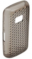 Capa em Silicone Nokia C6-01 Preta Transparente