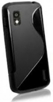 Capa em Silicone  S-CASE  LG E960 Nexus 4 Preta Opaca