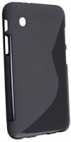 Capa em Silicone  S-CASE  Tablet Samsung P5100 Galaxy Tab 10.0 Preta Opaca