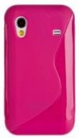 Capa em Silicone  S-CASE  Samsung S5830 Ace Rosa Opaca