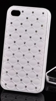 Capa Protetora Diamond Nokia Lumia 520 Branca com Brilhantes