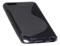 Capa em Silicone  S-CASE  iPod Touch 5 Preta Opaca